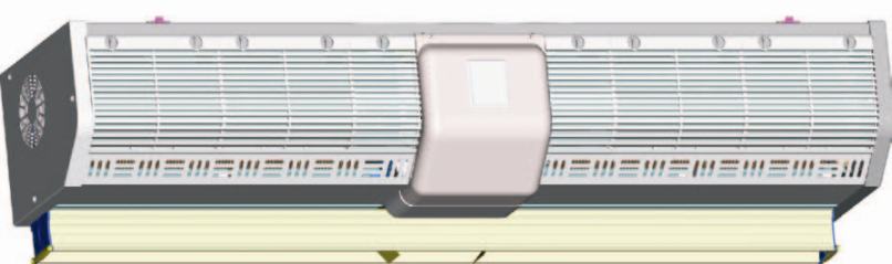 Воздушные завесы Olefini без обогрева, высота проёма 6 м
